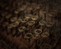 Vector realistic vintage typewriter background