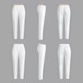 Vector realistic formal trousers for women
