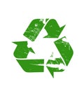 Vector recycle sign design Royalty Free Stock Photo