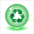 Vector recycle symbol Royalty Free Stock Photo
