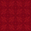 Vector red abstract Doodle Seamless Pattern Background. Royalty Free Stock Photo