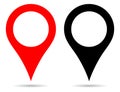 map pin pointer navigation icon