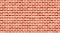 Vector red brick wall background. Old texture urban masonry. Vintage architecture block wallpaper. Retro facade room illustration