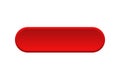 Vector red buttons isolated. Blank red menu button. Click icon vector. Subscribe button icon. Round button. Red button Royalty Free Stock Photo