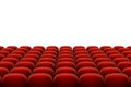 Vector red cinema, theatre seats