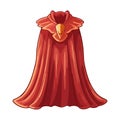 Vector red cloak