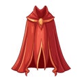 Vector red cloak