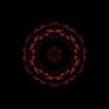 Vector red color abstract background of effect geometric triangles