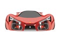 Vector of red ferrari f80 sport car