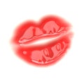 Vector Red Lips