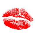 Lipstick kiss