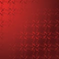 Vector red music background with gradient - pattern with music notes