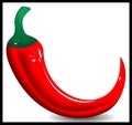 Vector red pepper