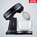 Vector Red Stand Mixer Royalty Free Stock Photo