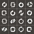 Vector Refresh icon set