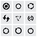 Vector refresh icons set