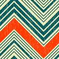 Vector Regular Zig Zag Geometric Texture. Minimal Print Design Royalty Free Stock Photo