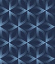 Vector Repeating Pattern of Geometric Shapes Dark Blue Abstraction Background Royalty Free Stock Photo