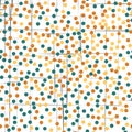 Vector repeating seamless polka dot pattern with dots . Geometric casual texture on white background