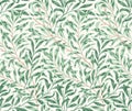 William Morris Willow Bough Seamless Pattern â Vintage Botanical Seamless Vector Design Royalty Free Stock Photo