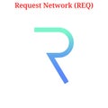 Vector Request Network (REQ) logo