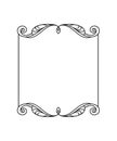 Vector retro frames .Vector illustration. Black white. Royalty Free Stock Photo