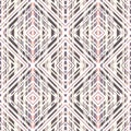 Vector retro geometric colorful seamless pattern Royalty Free Stock Photo