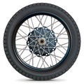 Vector Retro Motorcycle Wheel