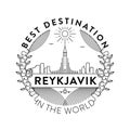 Vector Reykjavik City Badge, Linear Style