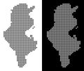 Pixel Tunisia Map