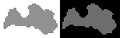 Pixel Latvia Map