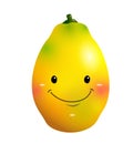 Vector ripe mango fruit cartoon character Royalty Free Stock Photo