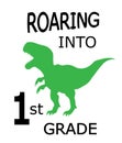 Vector roaring t-rex