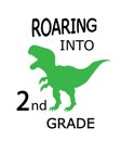 Vector roaring t-rex