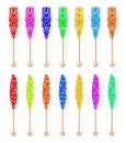 Vector rock candy set