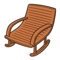 Vector of rocking chair Royalty Free Stock Photo