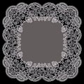 Vector Romantic Floral Lace Seamless Pattern Royalty Free Stock Photo