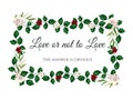 Vector Roses Wedding Invitation Card for Design 01