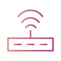 Vector Router Icon For Personal And Commercial Use.