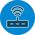 Vector Router Icon For Personal And Commercial Use.