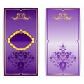 Vector royal invitation card with frame