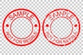 Rubber Stamp Effect - Free Sample, Not For Sale