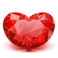 Vector Ruby Heart