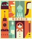 Vector Russia background