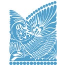 vector russian ornament. folklore ornament withe bird