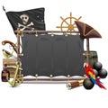 Vector Sail Pirate Frame