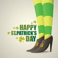 Vector saint patrick day background Royalty Free Stock Photo