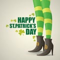 Vector saint patrick day background Royalty Free Stock Photo