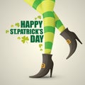 Vector saint patrick day background Royalty Free Stock Photo