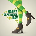 Vector saint patrick day background Royalty Free Stock Photo